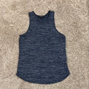 Womens Blue Sleeveless Tank Top